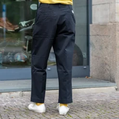 Chino Bio-Baumwolle Twill 300g Relaxed Fit Deep Black CHINO01