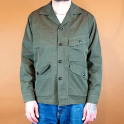 Lands Military HBT Jacket Olive
