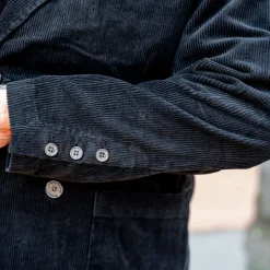 Manor Jacket Cord Black