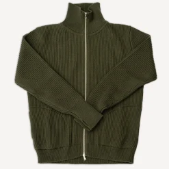 Navy Full Zip Pockets Hunting Green
