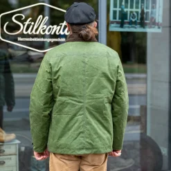 POLLUX RANGER Waxed Winter-Jacket Lime Green